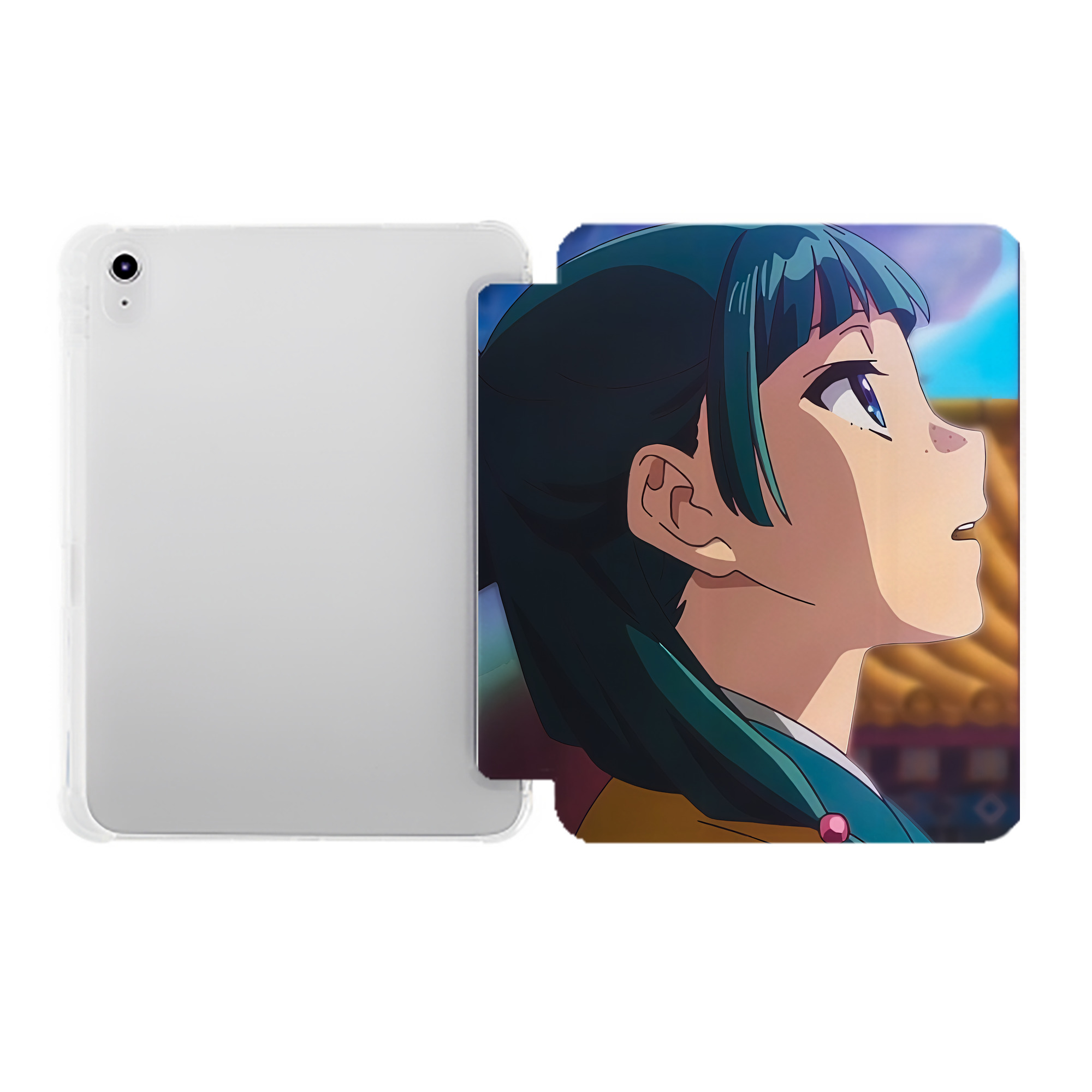 （画像用） 薬屋のひとりごと The Apothecary Diaries IPad ケース ペン収納付き 三つ折りスタンド PUレザー×シリコン 対応機種9.5/10.5/10.9インチ